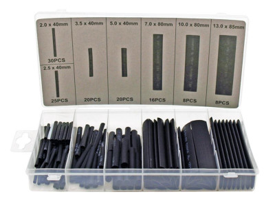 Assortiment de gaines thermorétractables 127 pcs