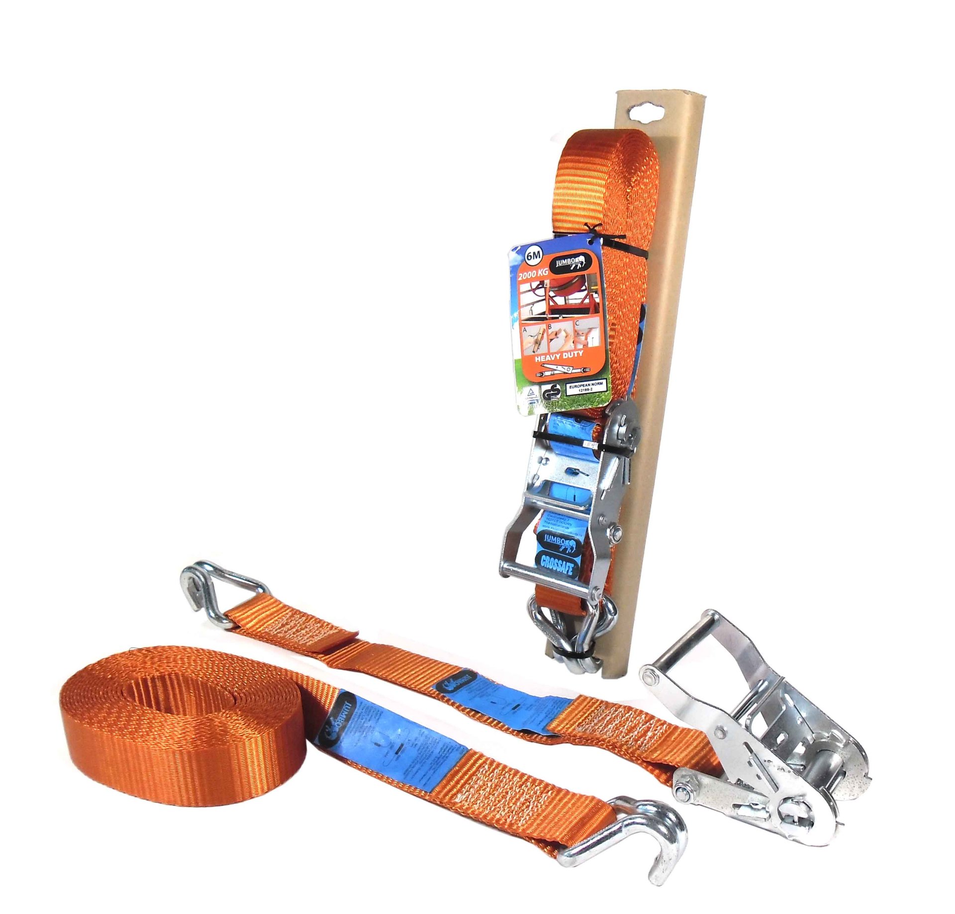 Corde De Remorquage 10 Tonnes RYLIFEOGI - 5m X 5cm - 2 Crochets Renforcés - Pour 4x4, SUV, Camions - Kit Orange