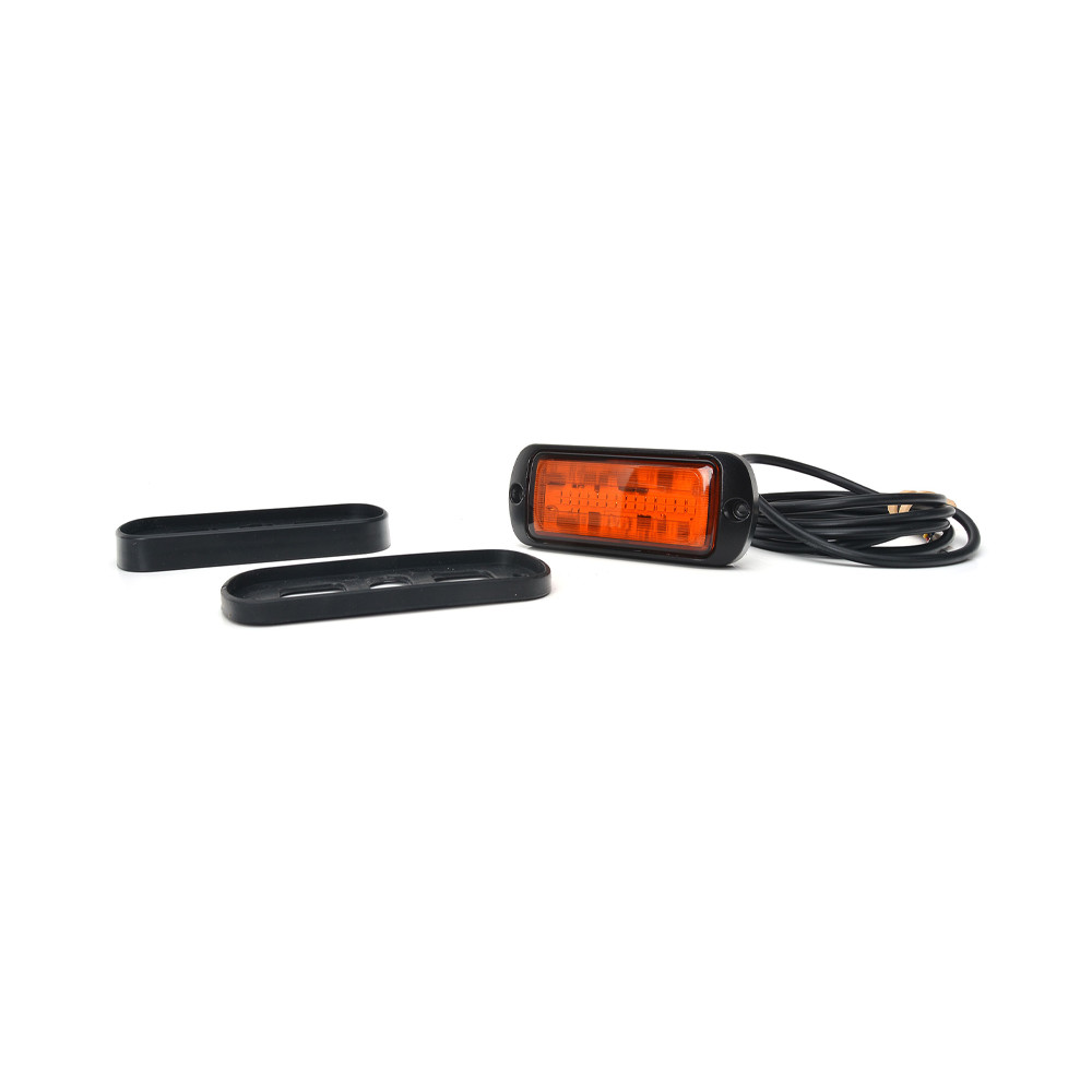 Feu de position LED 12-24 V orange 3 m câble