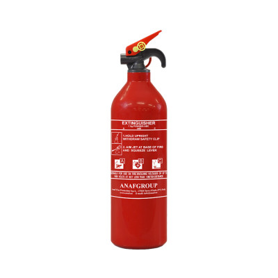 Extincteur véhicules Belgique 1kg ABC pression auxiliaire support métallique