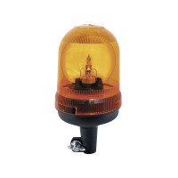 Gyrophare 24V orange sur tige flexible H1