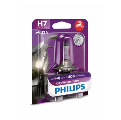 Philips H7 - 12V - CityVision Moto - blister