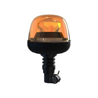 Gyrophare LED 12-24V orange sur tige flexible 7 modes