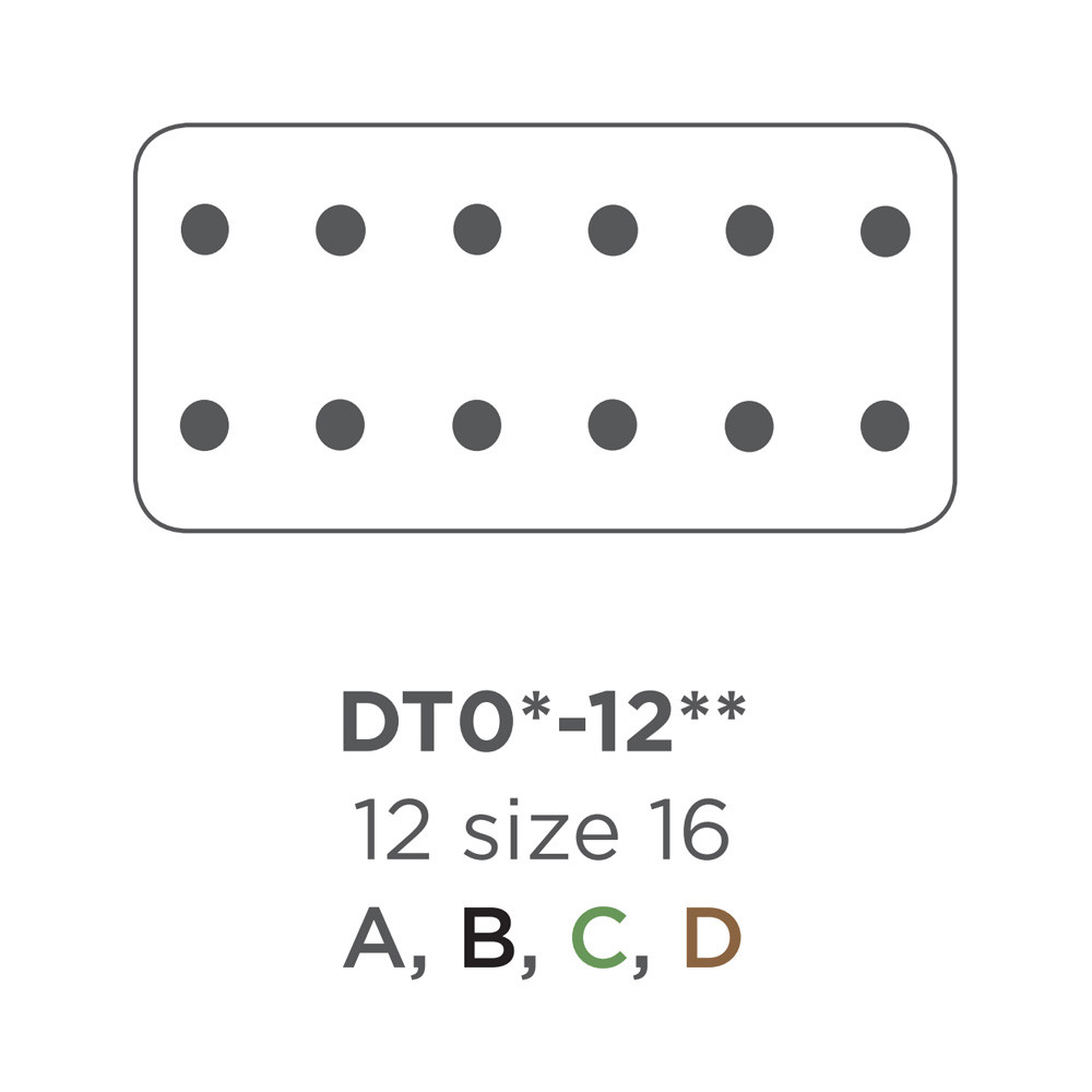 Deutsch DT connecteur - 12 pôles - F