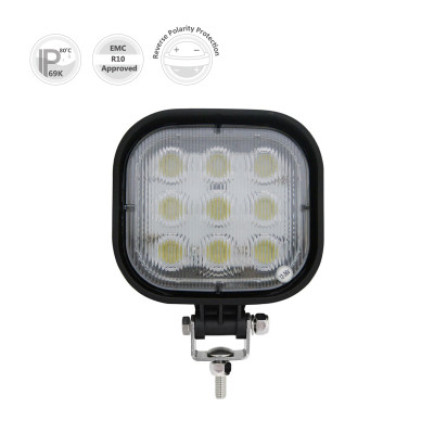 Lampe de travail LED 2160lm 12-36V alu flood DT connecteur