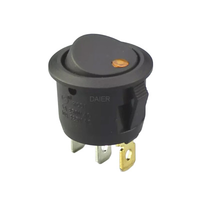 Interrupteur LED icon compact rond 16A 12V