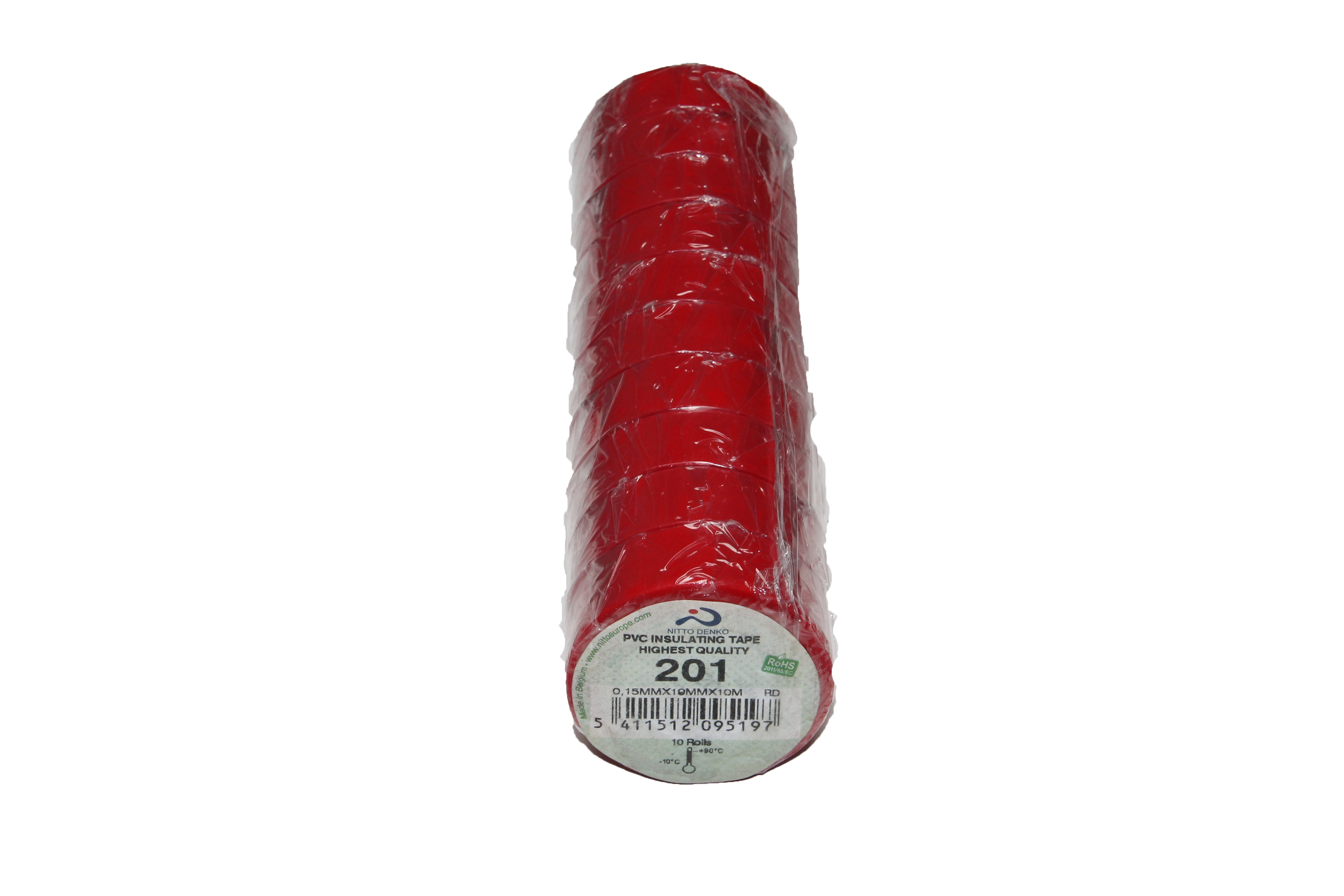 Toile isolante rouge 19mm