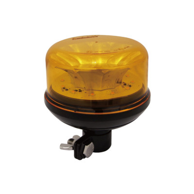 Gyrophare LED 9-36V orange sur tige 2 modes