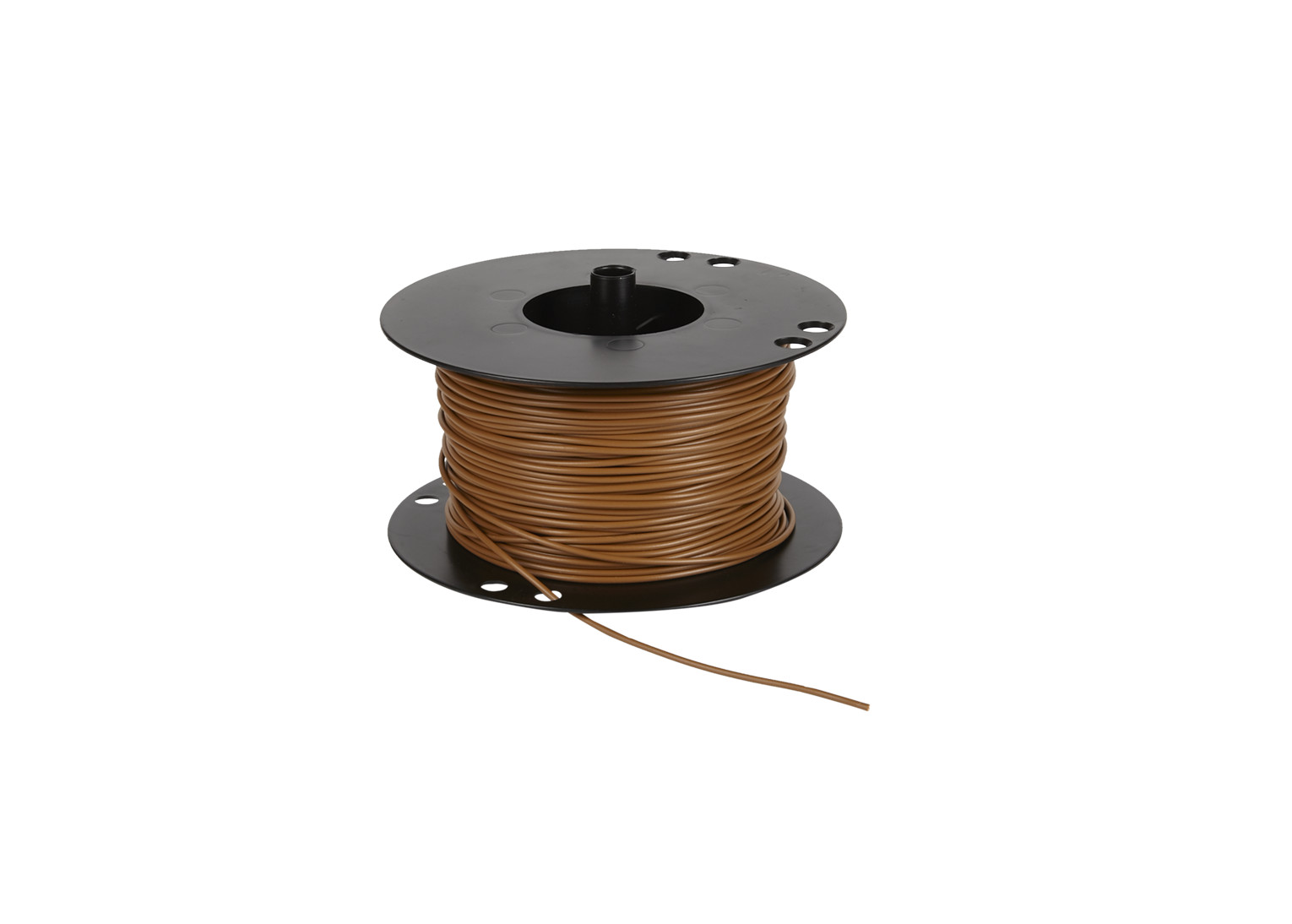 Câble 0.75mm² 100m bobine brun