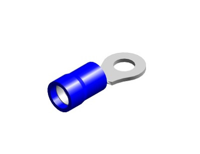 Souliers de cable - 10.5mm - anneau - bleu