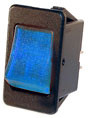 Interrupteur - on/off - 20a - 12V - bleu - 20x34.5mm