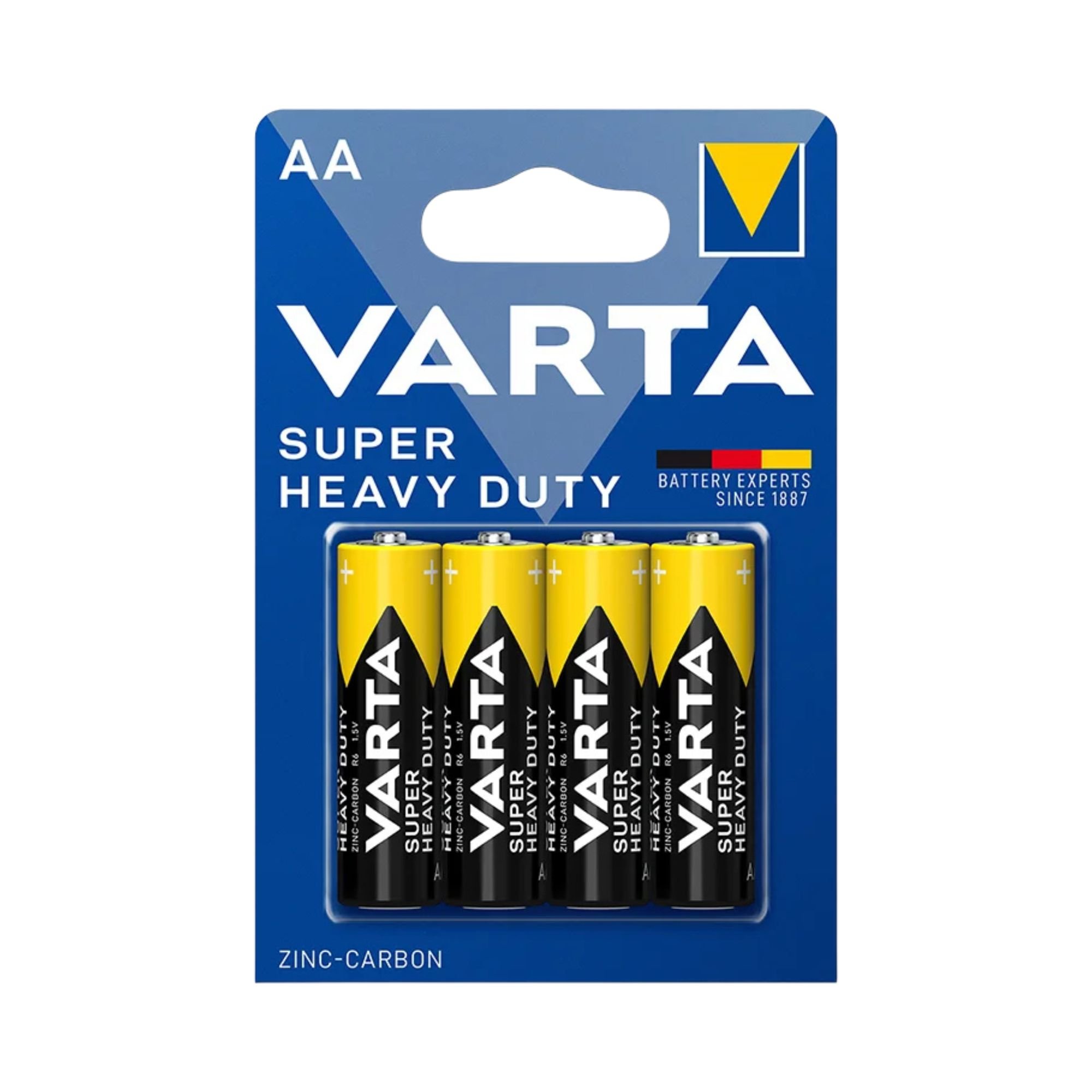Pile VARTA Super Heavy Duty AA 1,5V (4 pièces)