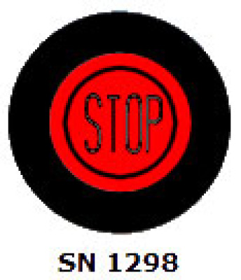 Interrupteur Merit - heavy duty - stop - rouge - 6T - SN1298