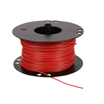 Fil 0.75mm² 100m bobine rouge