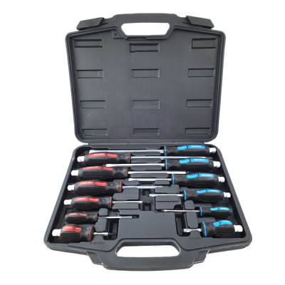 Coffret de 12 tournevis pour vis Fente & Philips