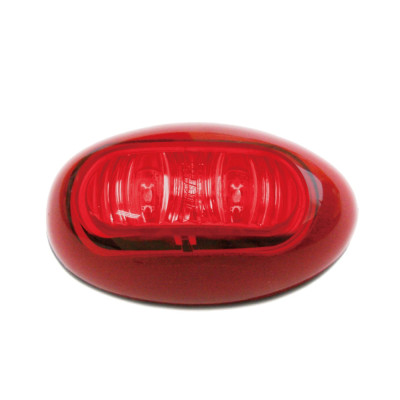 Feu de position LED 12-24 V rouge (blister)