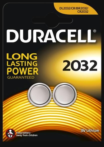 Duracell pile bouton DL2032 3V Lithium