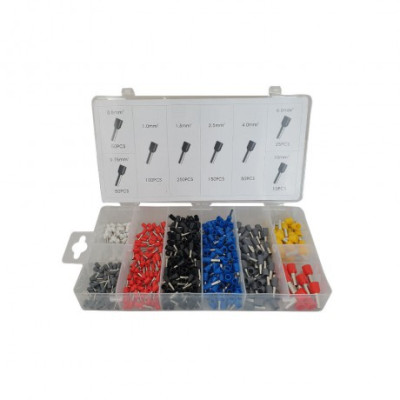 Assortiment cosses à sertir isolées 0.5 à 10mm²
