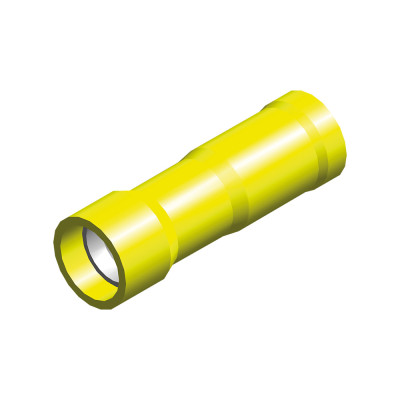 Souliers de câble - 5mm - rond femelle - jaune - 849