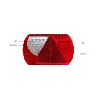 Feu arrière LED 12-24V 6 fonctions 5-pin gauche