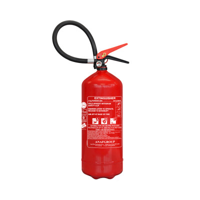 Extincteur bâtiments Belgique 6kg ABC manomètre