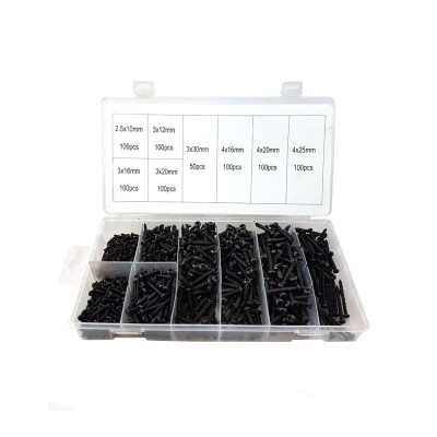 Vis parker 750pcs assortiment