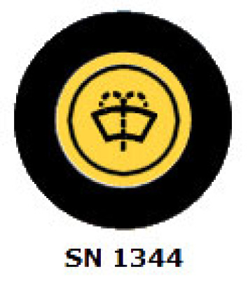 Interrupteur Merit - heavy duty - lave-glace - jaune - 4T - SN1344
