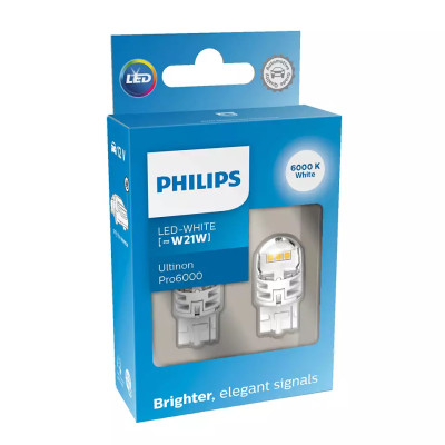 Philips Ultinon Pro6000 - Led - W21 White - set - non ECE