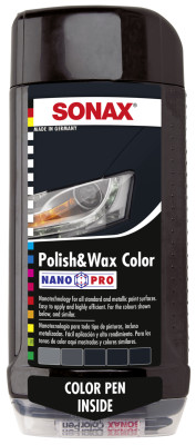 Cire de voiture Polish + Wax Color Black 500 ml