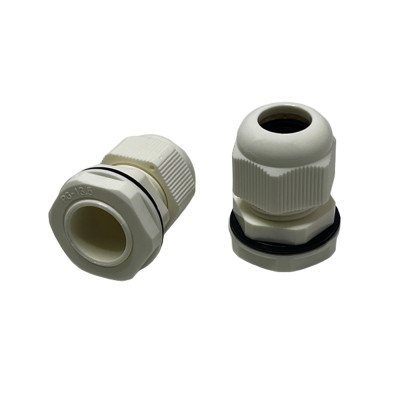 Presse-étoupe PG 21 blanche 10 pcs