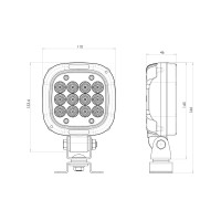 Lampe de travail W167  LED 6000lm 12-70V