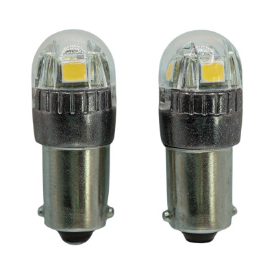 Ampoule 12-24V 5xSMLD 2835 LED BA9s White (2 pièces)