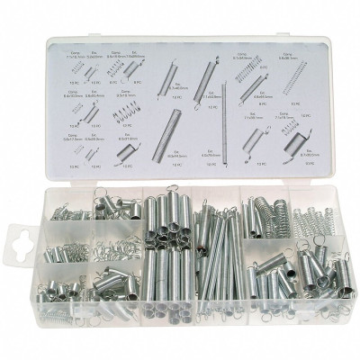 Assortiment de ressorts traction & compression 200 pcs