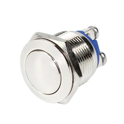 Bouton poussoir laiton 12V 20A momentané