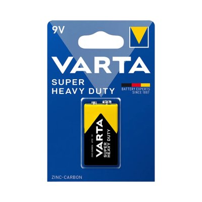 Pile VARTA Super Heavy Duty 9V (1 pièce)