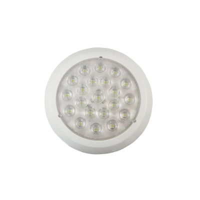 Lumière d'intérieur LED 420lm 12-24V Ø155mm cadre blanc