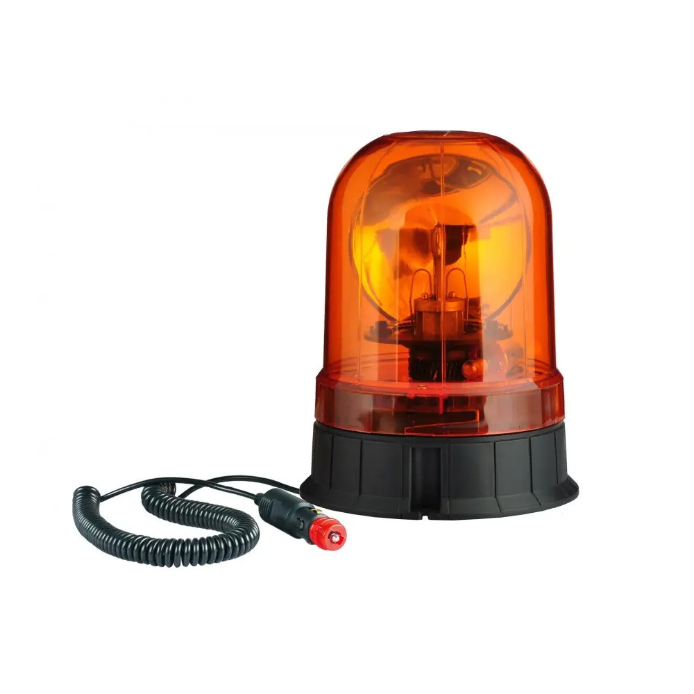 Gyrophare rotatif 12-24V orange magnétique H1