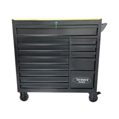 Chariot porte-outils ProLine 344 pièces plan de travail en bois