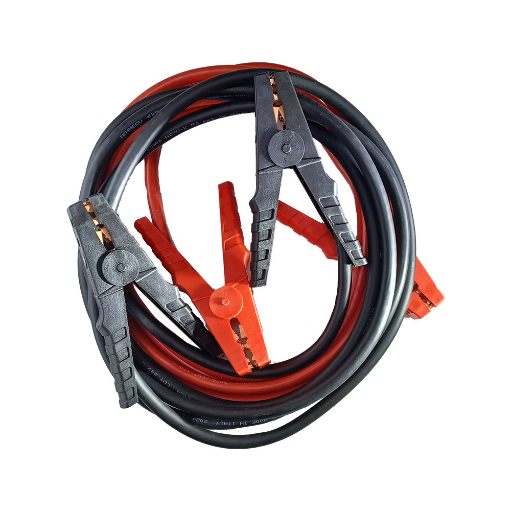 Cable demarrage - 50mm² - 2x5m - 1000a - pinces isolées