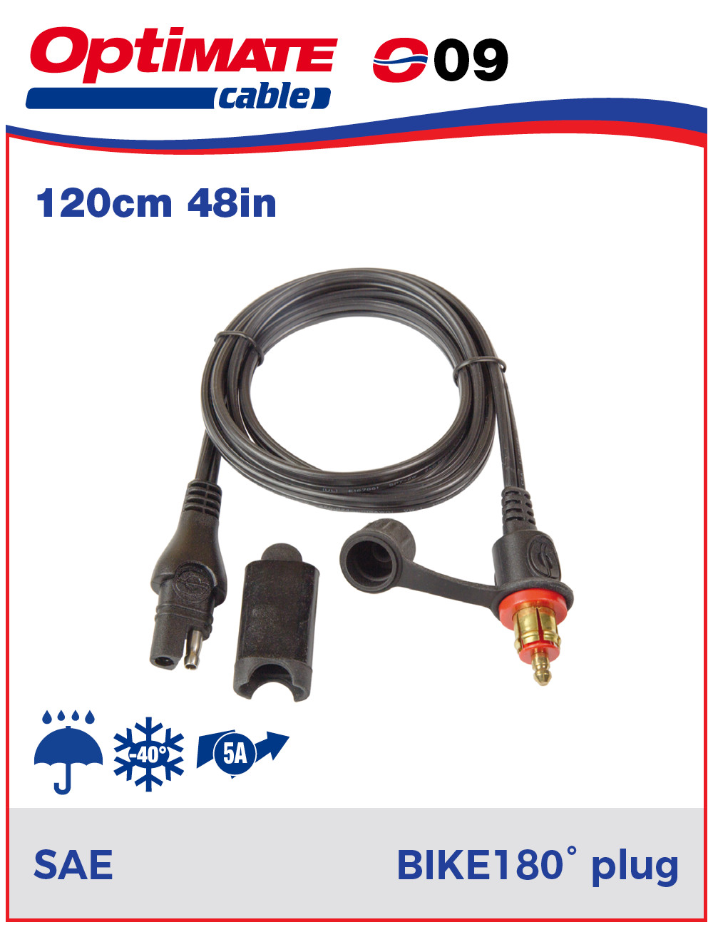 Adaptateur-Rallonge - SAE au Moto - contact 180°