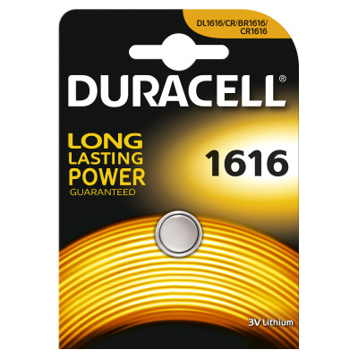 Duracell pile bouton DL1616 - 3V Lithium