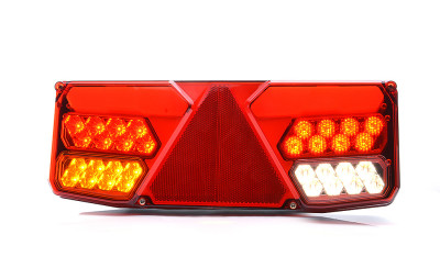 Feu arrière W137DL LED 12-24V 6 fonctions câble 2m gauche