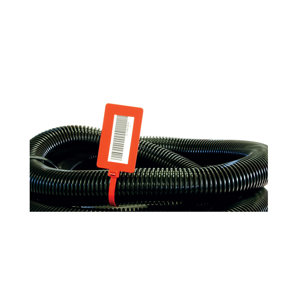 Serre-cables avec étiquette ID rouge 83x51mm 1500pcs