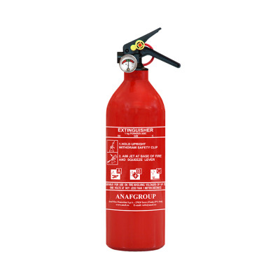 Extincteur véhicules Belgique 1kg ABC manomètre support métallique