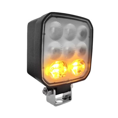 Feu de travial + flash LED 13,5x10x5,5cm 2m câble R10 R65