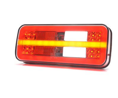 Feu arrière W187 LED 24V 5 fonctions câble 2m universel GloTrac
