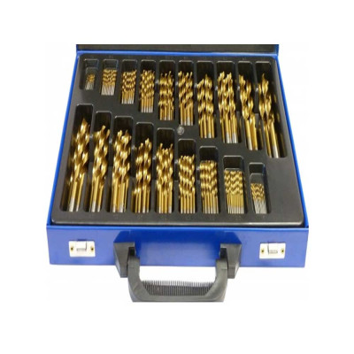 Jeu de forets HSS-TiN 170 pcs
