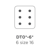 Deutsch DT connecteur - 6 pôles - M