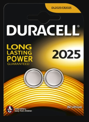 Duracell pile bouton DL2025 3V Lithium