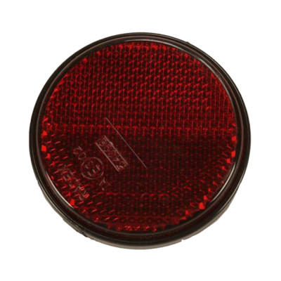 Réflecteur - dia 60mm - rouge/adhesif